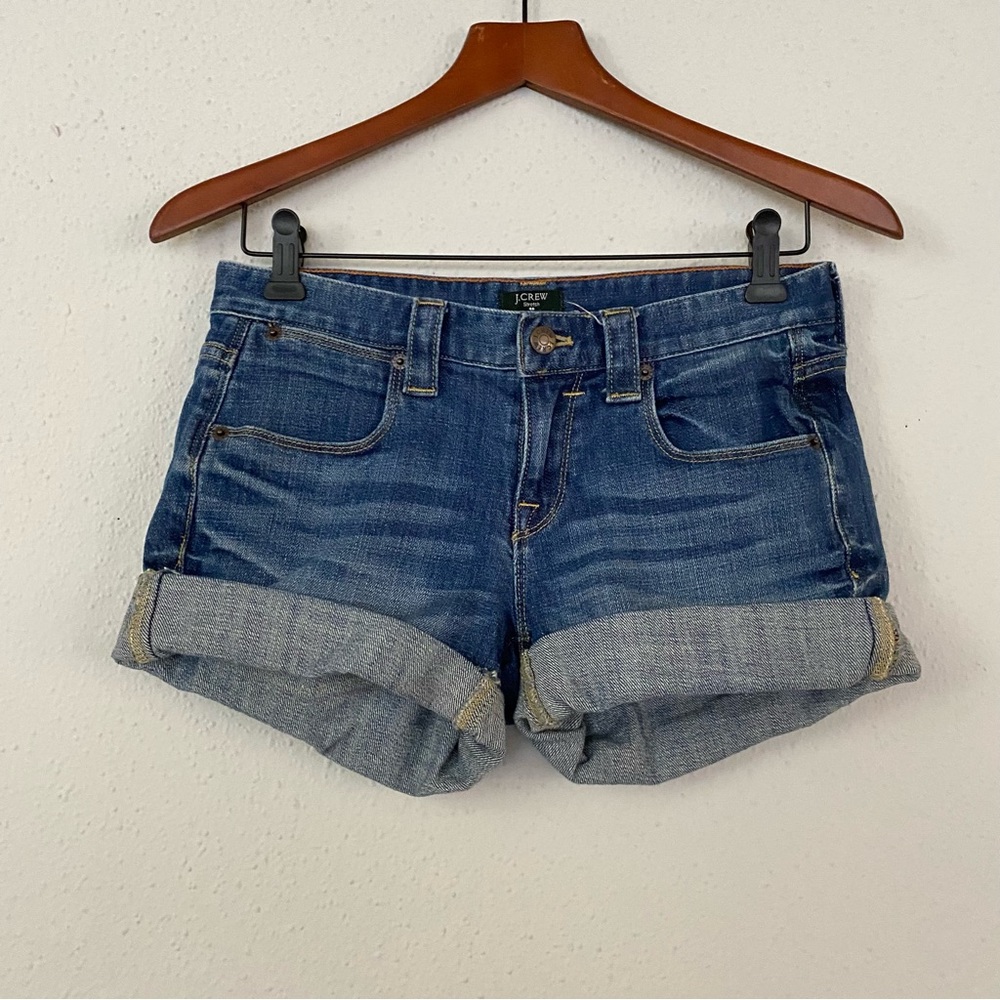 J. Crew Stretch Denim Shorts